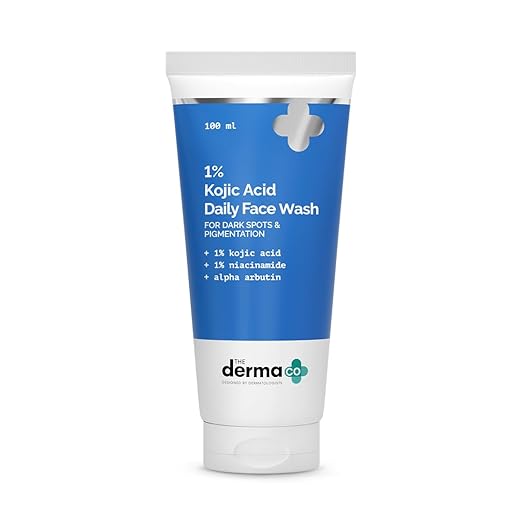 The Derma Co 1% Kojic Acid Face Wash with Niacinamide & Alpha Arbutin – 100ml