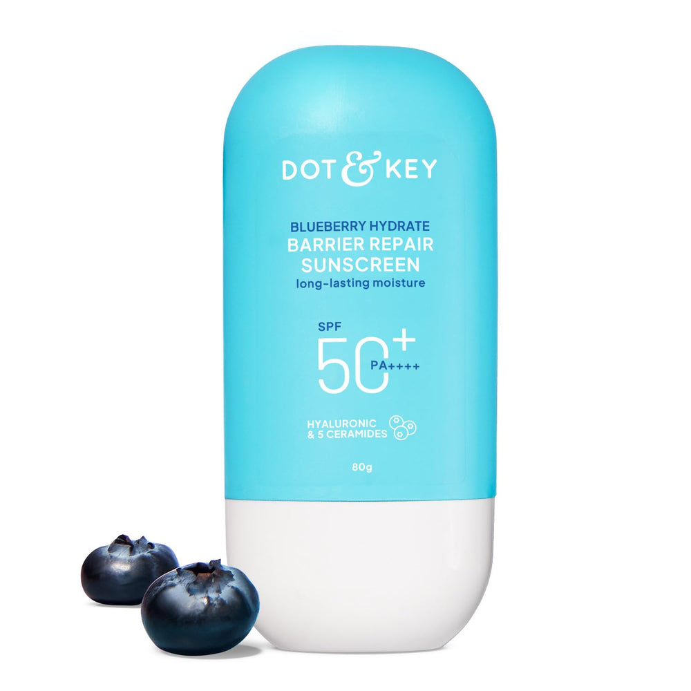 Dot & Key Blueberry Hydrate Barrier Repair Sunscreen SPF 50+ PA++++ with Ceramides & Hyaluronic Acid