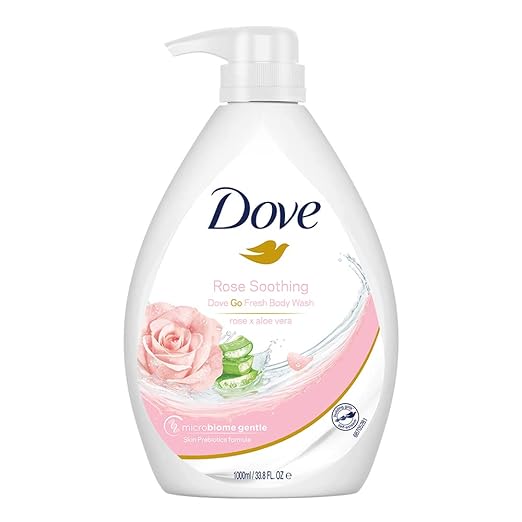 Dove Soothing Rose & Aloe Vera Body Wash – 1L