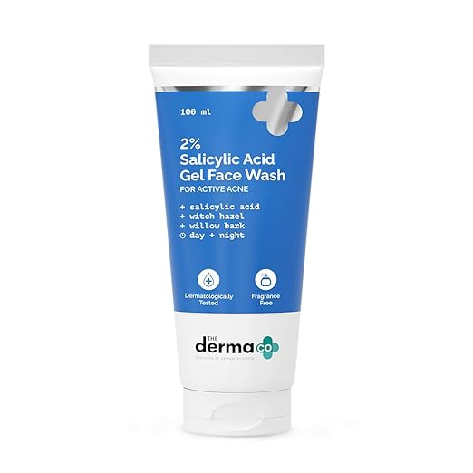 The Derma Co 2% Salicylic Acid Gel Face Wash with Witch Hazel – 100ml