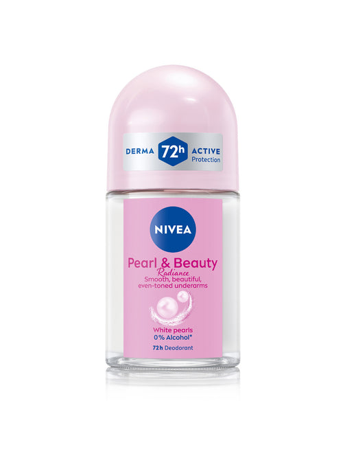 NIVEA Women Pearl Beauty Radiance Antiperspirant 72H Protection Underarm Roll On Deo 50ml