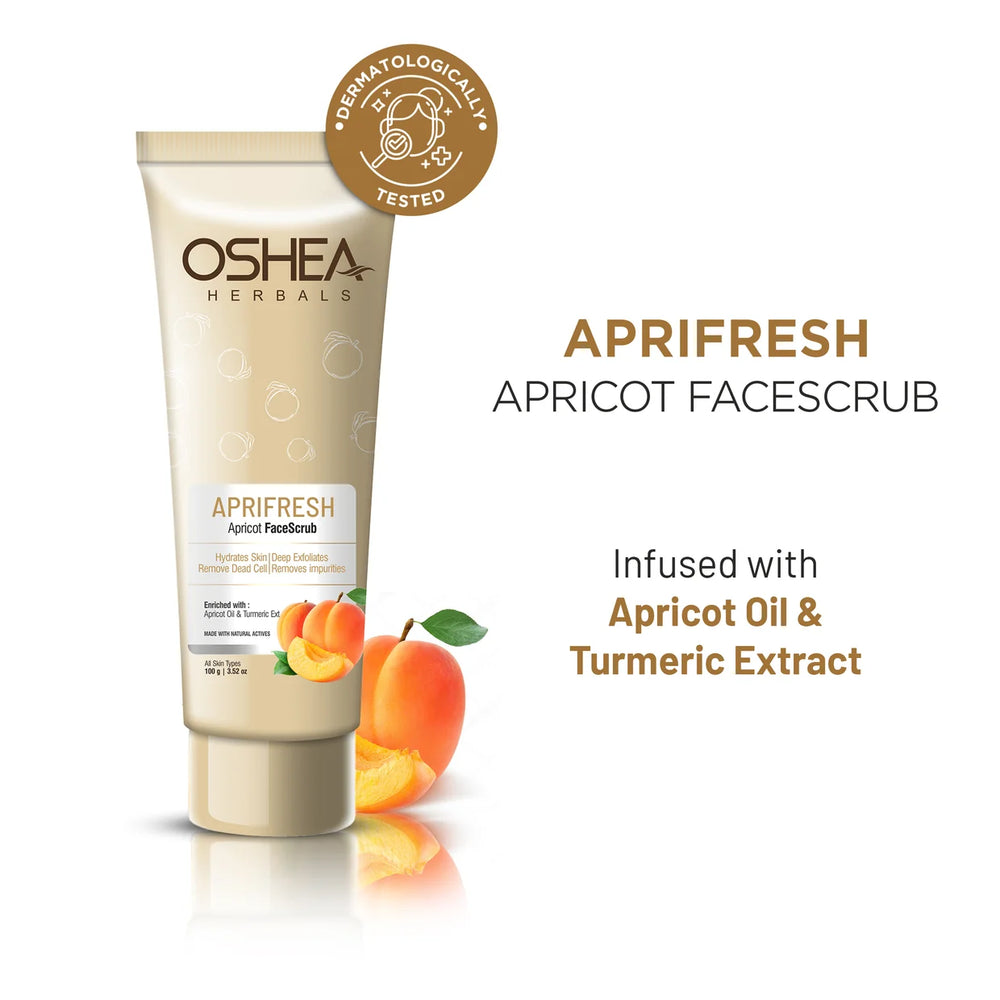Oshea Aprifresh Apricot Face Scrub-100gm