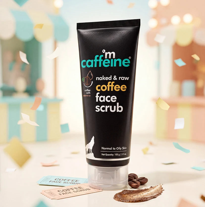 mCaffeine Coffee Face Scrub with Walnut – 100g