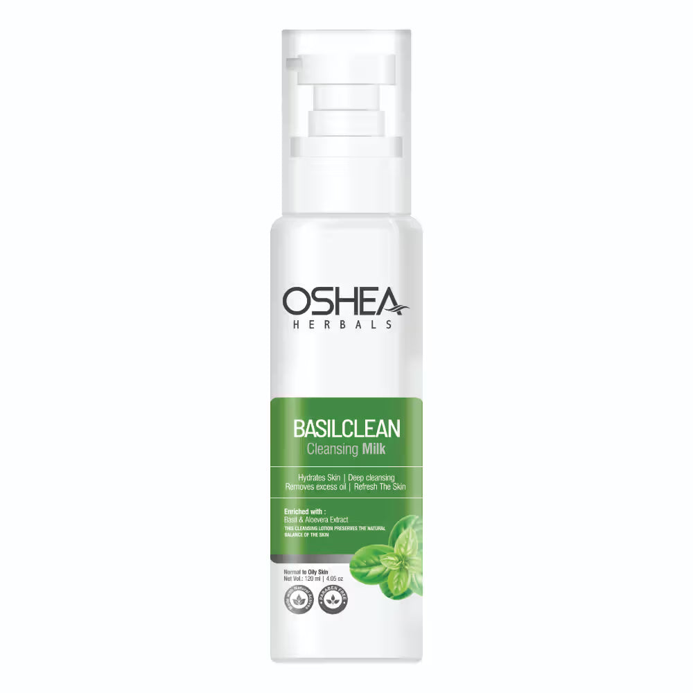 Oshea Herbals Basilclean Cleansing Milk (120ml)