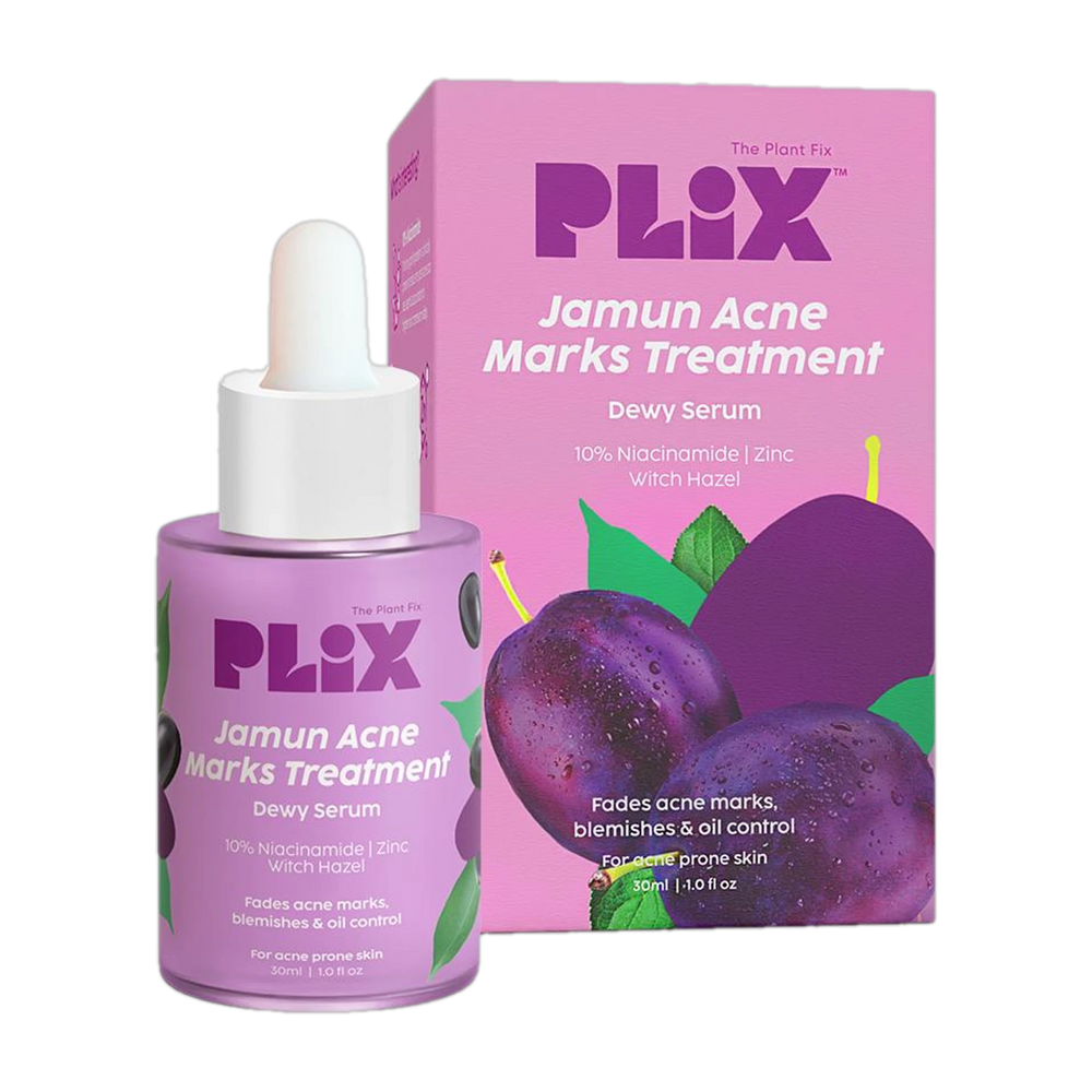 The Plant Fix Plix 10% Niacinamide Jamun Face Serum for Acne marks, blemishes & oil control (30 ml)