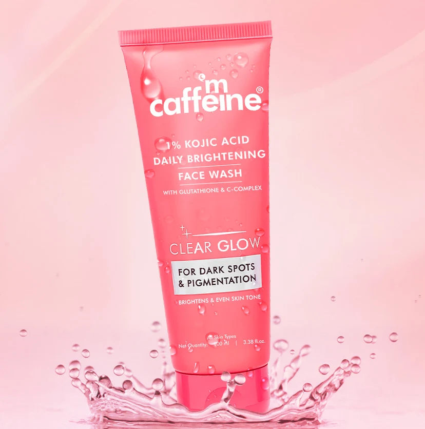 mCaffeine Brightening Face Wash with 1% Kojic Acid & Glutathione